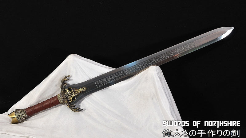 Hand Forged 1095 High Carbon Steel Fully Functional Conan the Destroyer Father's Sword