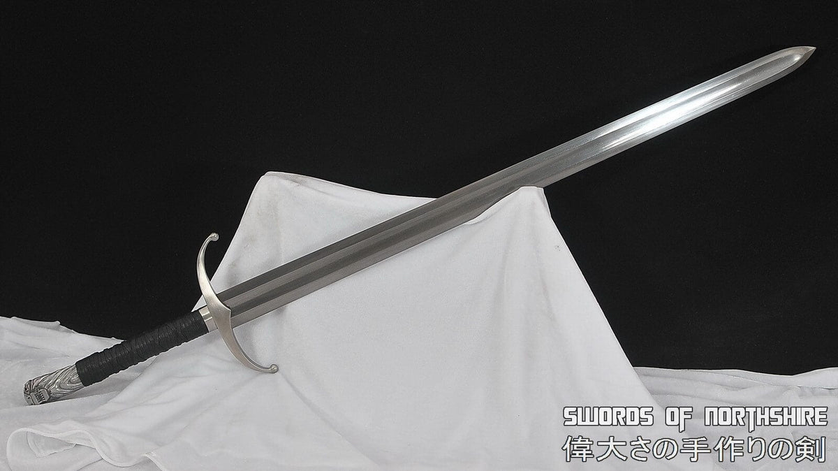 European Sword Custom Hand Forged 1095 High Carbon Steel Fully Functional European Broad ...