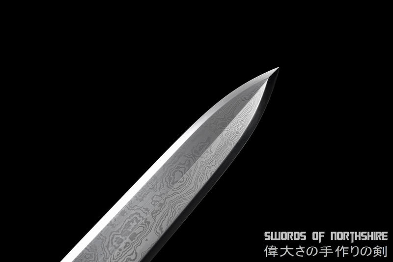 S?jutsu Hoko Yari Straight Japanese Spear Sword Folded Steel Blade 39" Polearm Qiang
