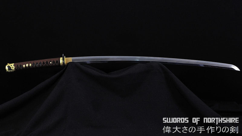 WW2 Shin Gunto Type 97 Japanese Officer Samurai Sword Tempered & Folded 1095 Steel Katana