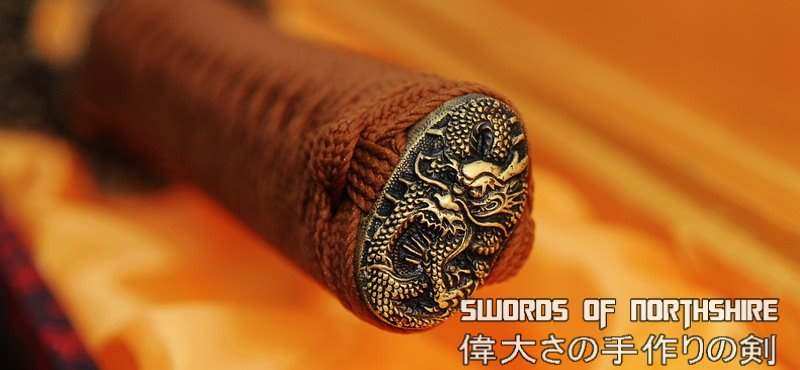 1095 High Carbon Steel Clay Tempered Samurai Sword Dragon Katana