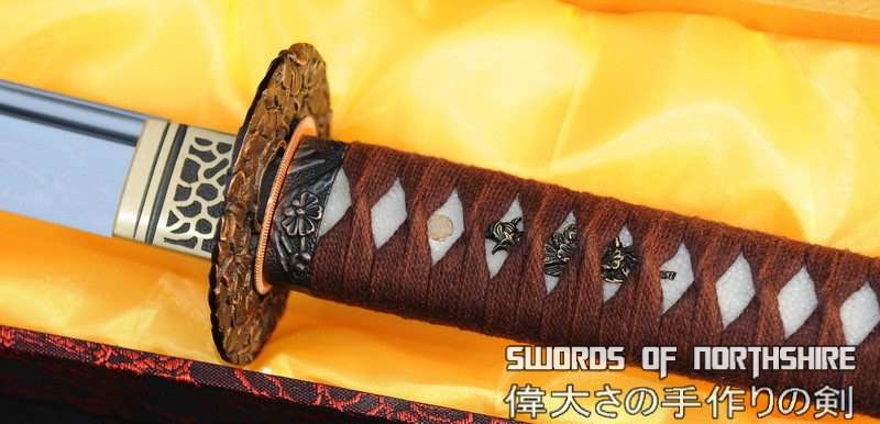 1095 High Carbon Steel Clay Tempered Samurai Katana Sword