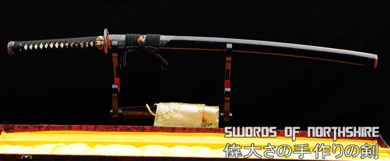 1095 High Carbon Steel Clay Tempered Unokubi Zukuri Katana