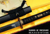 Hand Forged Black Folded Steel Samurai Katana Sword