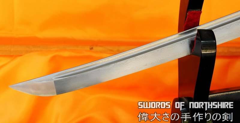 Hand Forged Folded Steel Samurai Wakizashi Sword