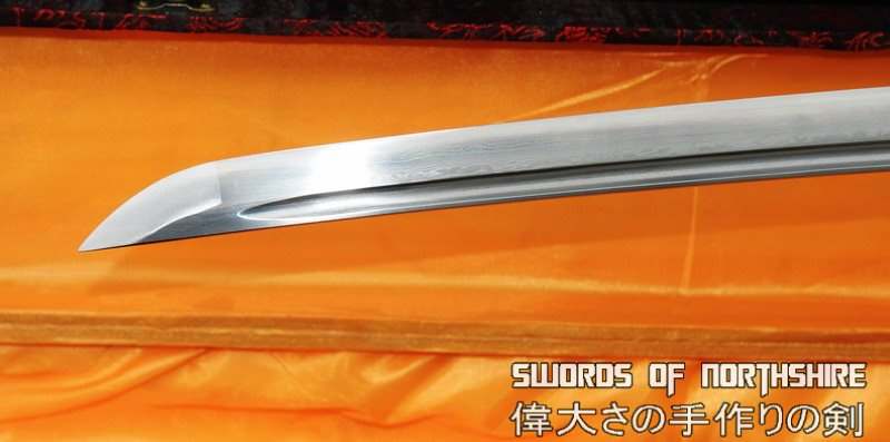 Hand Forged Folded Steel Blade Samurai Sword Golden Crane Katana