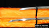 1095 High Carbon Steel Clay Tempered Katana Rosewood Shirasaya Samurai Sword Set