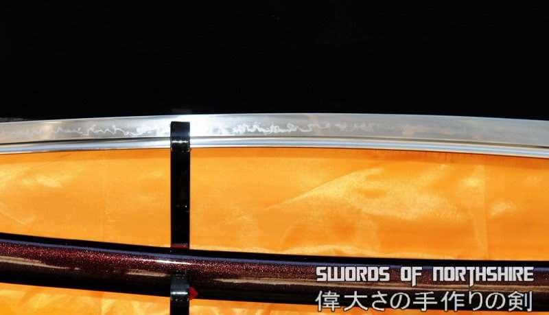 1095 High Carbon Steel Clay Tempered Samurai Sword Koi Akairo Katana