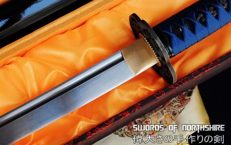 Hand Forged Folded Steel Blade Samurai Sword Antiqued Katana