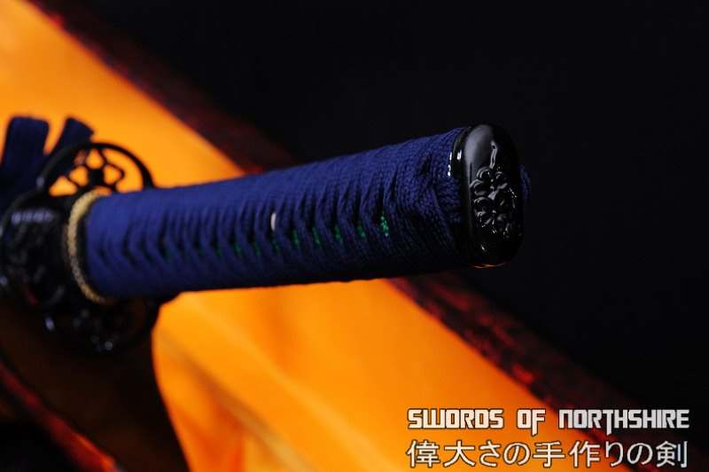 Hand Folded Steel Blade Samurai Sword Maru Katana