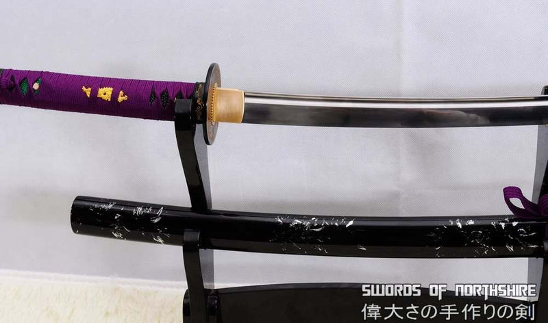 Hand Forged Folded Steel Blade Samurai Wakizashi Sword
