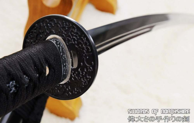 Hand Forged High Quality Chinese Tamahagane Differentially Hardened Katana Sword