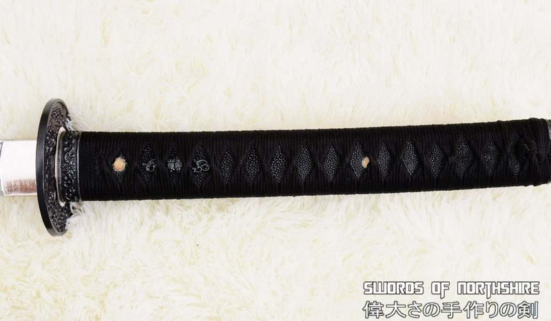 Hand Forged High Quality Chinese Tamahagane Differentially Hardened Katana Sword