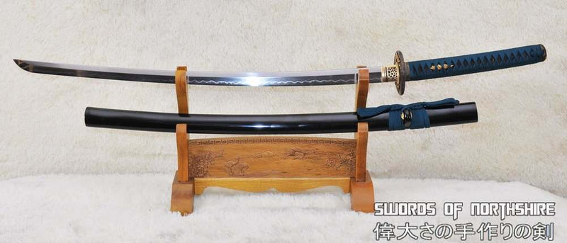 1095 High Carbon Steel Differentially Hardened Samurai Tiger Katana Sword