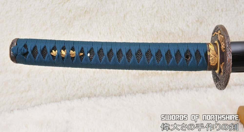 1095 High Carbon Steel Differentially Hardened Samurai Tiger Katana Sword