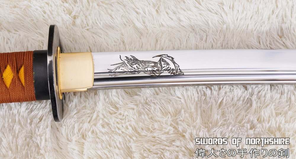 Hand Forged 1095 High Carbon Steel Unokubi Zukuri Custom Grim