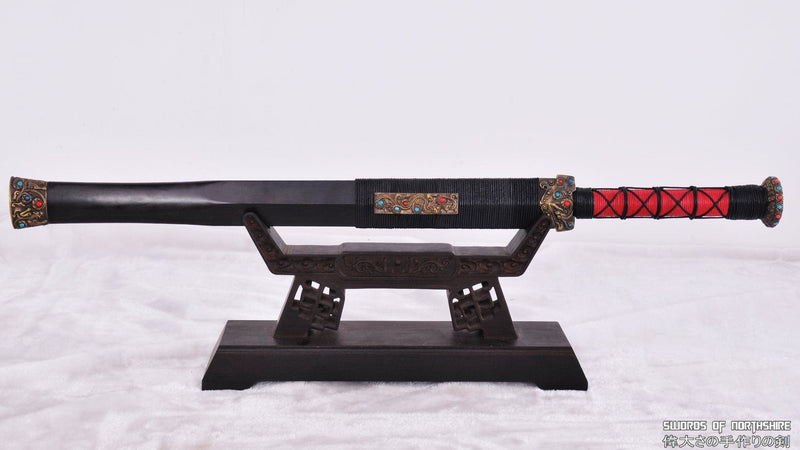 King of Yue Goujian Sword Hand Forged Folded Steel Blade Chinese Martial Arts Tai Chi Jian