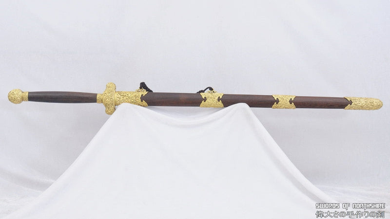 Hand Forged Folded Steel Blade Jian Kung Fu Wushu Chinese Martial Arts Tai Chi Sword