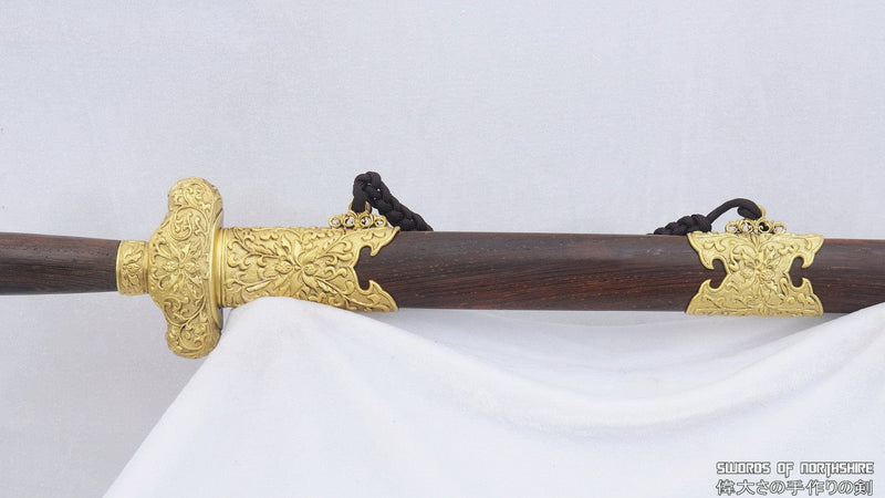 Hand Forged Folded Steel Blade Jian Kung Fu Wushu Chinese Martial Arts Tai Chi Sword