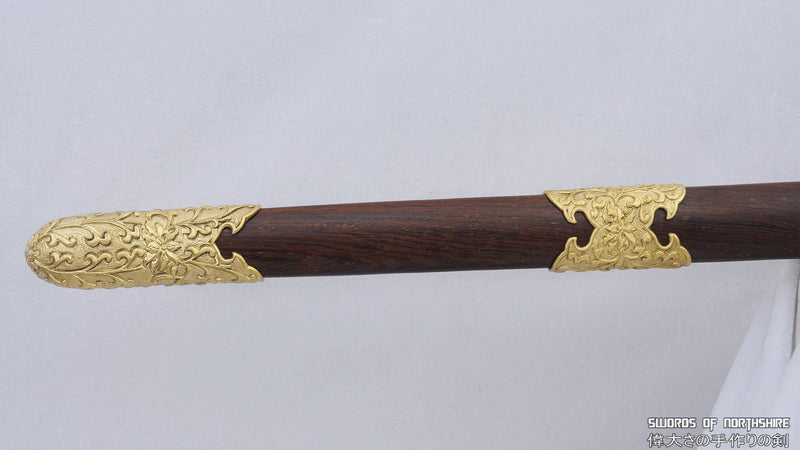 Hand Forged Folded Steel Blade Jian Kung Fu Wushu Chinese Martial Arts Tai Chi Sword