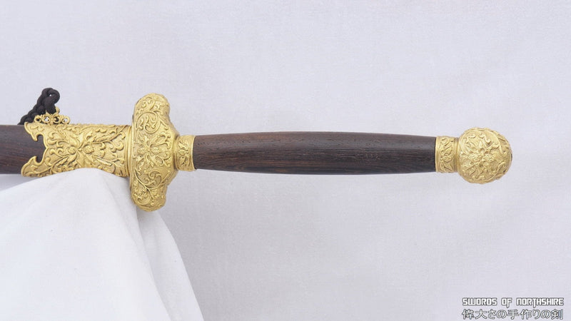 Hand Forged Folded Steel Blade Jian Kung Fu Wushu Chinese Martial Arts Tai Chi Sword