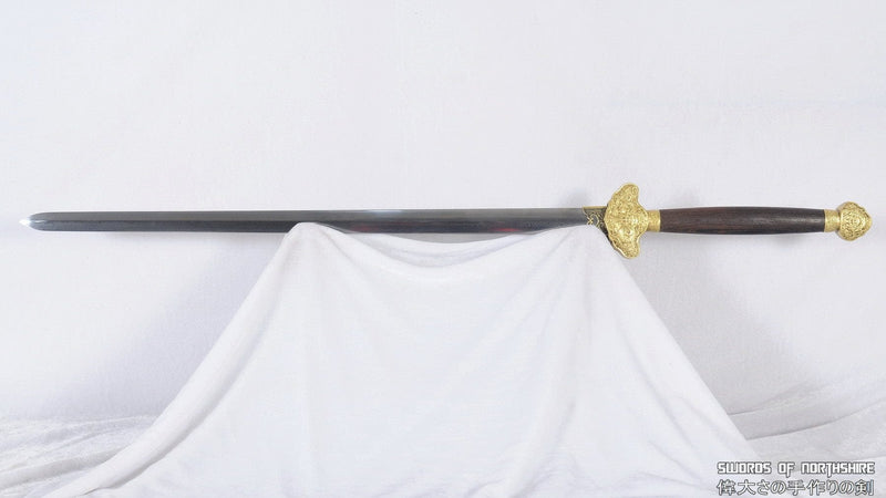 Hand Forged Folded Steel Blade Jian Kung Fu Chinese Martial Arts Tai Chi Longquan Sword