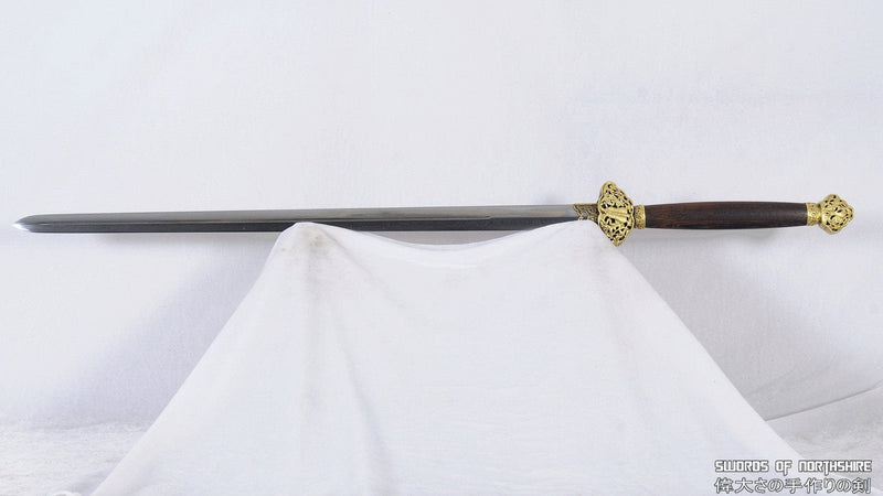 Hand Forged Folded Steel Blade Jian Kung Fu Chinese Martial Arts Wushu Tai Chi Sword