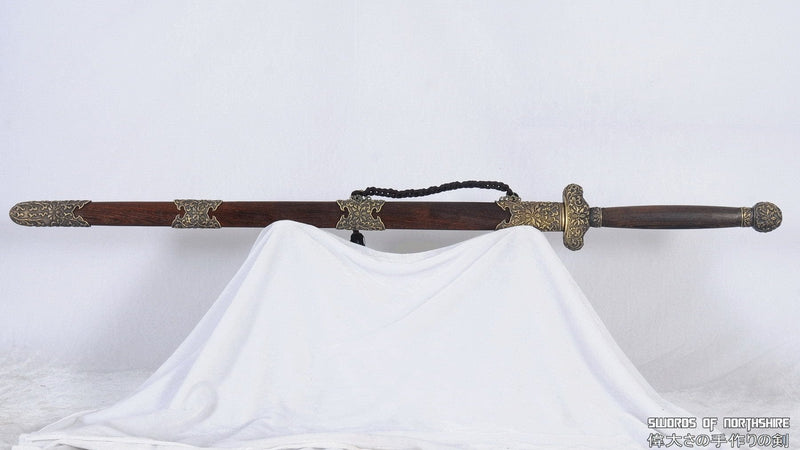 Folded Steel Blade Battle Ready Jian Kung Fu Wushu Chinese Martial Arts Tai Chi Sword