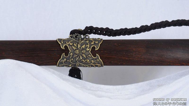 Folded Steel Blade Battle Ready Jian Kung Fu Wushu Chinese Martial Arts Tai Chi Sword