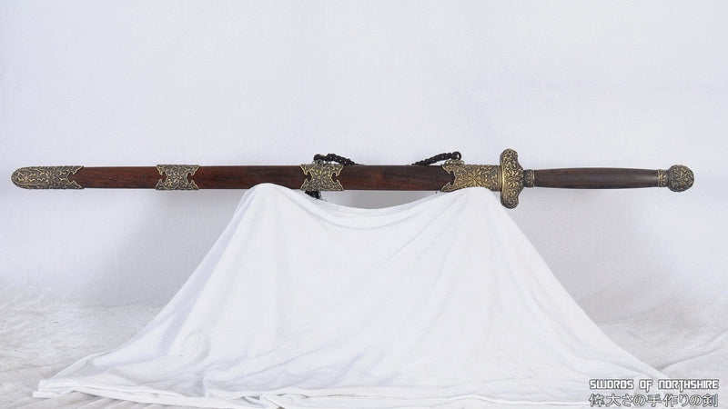 Folded Steel Blade Battle Ready Jian Wushu Chinese Martial Arts Kung Fu Tai Chi Sword