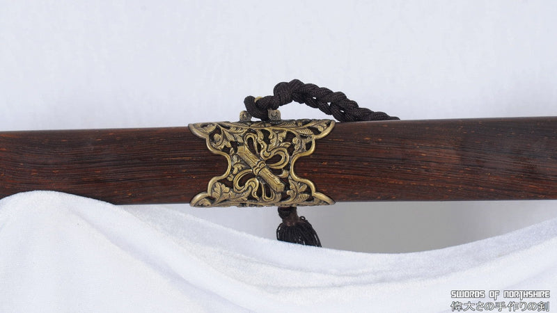 Hand Forged Folded Steel Blade Han Jian Kung Fu Wushu Chinese Martial Arts Tai Chi Sword