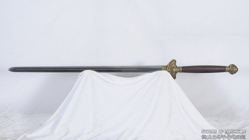 Hand Forged Folded Steel Blade Han Jian Wushu Chinese Martial Arts Kung Fu Tai Chi Sword