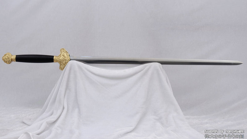 Folded Damascus Steel Blade Han Jian Kung Fu Wushu Chinese Martial Arts Tai Chi Sword