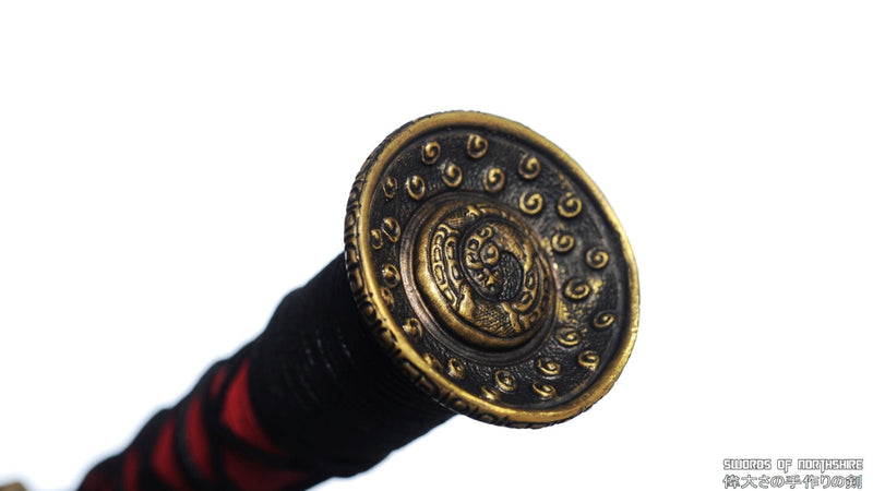 Folded Steel Blade Han Jian Rosewood Scabbard Chinese Martial Arts Kung Fu Tai Chi Sword