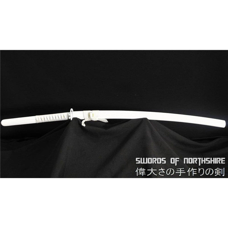 Bleach Rukia Kuchiki's Zanpakuto Anime Folded Steel Sode No Shirayuki Katana Samurai Sword