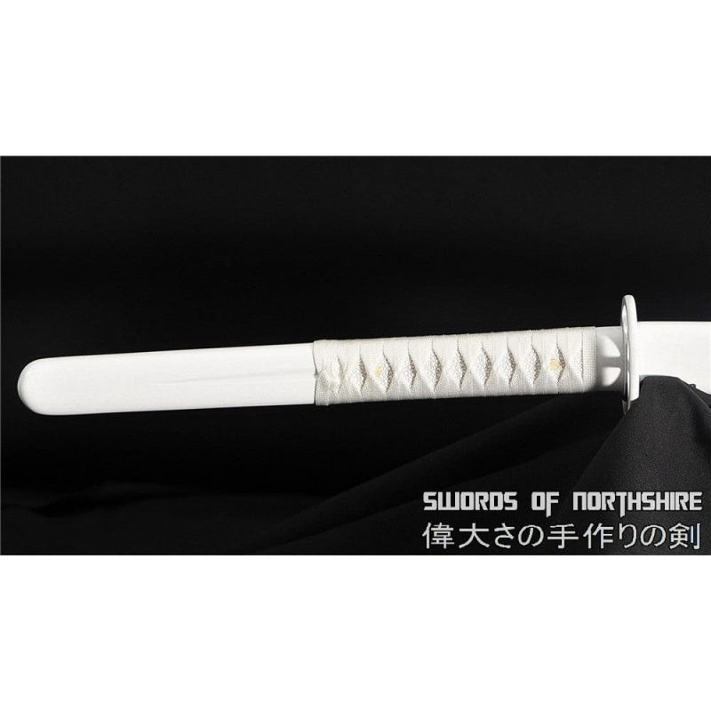 Bleach Rukia Kuchiki's Zanpakuto Anime Folded Steel Sode No Shirayuki Katana Samurai Sword