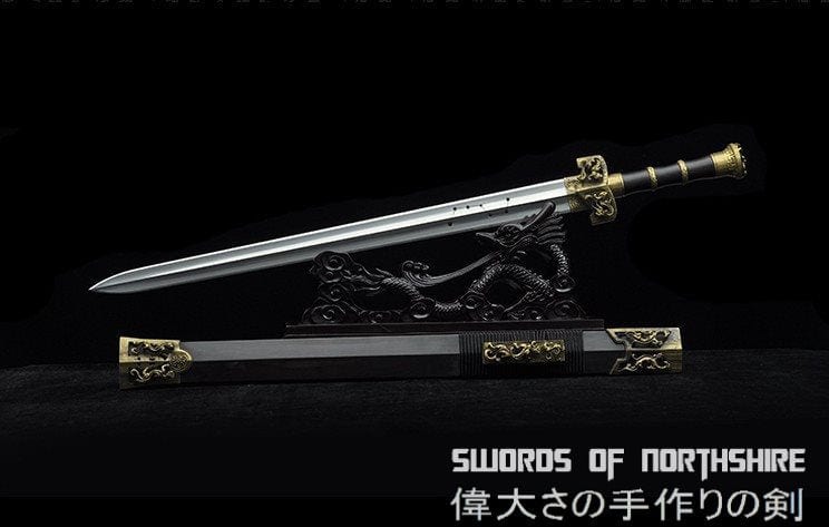Chun Short Sword Jian Artwork of Master Shen Zhou of Shen Guanglong