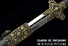 Good Fortune Damascus Steel Blade Jian Kung Fu Chinese Martial Arts Wushu Tai Chi Sword