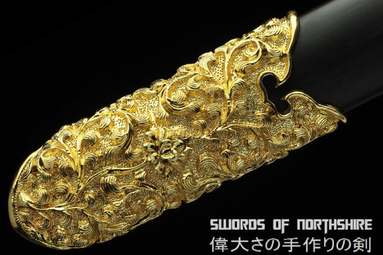 Gold Plated Luminary Damascus Steel Blade Jian Kung Fu Chinese Martial Arts Tai Chi Sword