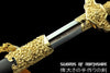 Gold Plated Luminary Damascus Steel Blade Jian Kung Fu Chinese Martial Arts Tai Chi Sword
