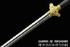Gold Plated Luminary Damascus Steel Blade Jian Kung Fu Chinese Martial Arts Tai Chi Sword