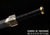 Han Jian Damascus Steel Blade Kung Fu Chinese Martial Arts Tai Chi Sword Forged by Shenzhou