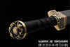 Han Jian Damascus Steel Blade Kung Fu Chinese Martial Arts Tai Chi Sword Forged by Shenzhou