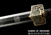 Han Jian Damascus Steel Blade Kung Fu Chinese Martial Arts Tai Chi Sword Forged by Shenzhou