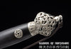 Silver Plated Flora Damascus Steel Blade Jian Kung Fu Chinese Martial Arts Wushu Tai Chi Sword