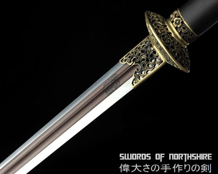 Flora Jian Damascus Steel Blade Kung Fu Chinese Martial Arts Wushu Tai Chi Sword