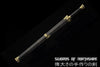Bamboo Jian Damascus Steel Blade Kung Fu Chinese Martial Arts Wushu Tai Chi Sword