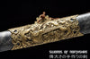 Chinese Tiger God Jian Pattern Steel Blade Kung Fu Martial Arts Wushu Tai Chi Sword