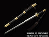 Peony Gold Plated Jian Damascus Steel Blade Kung Fu Chinese Martial Arts Tai Chi Sword