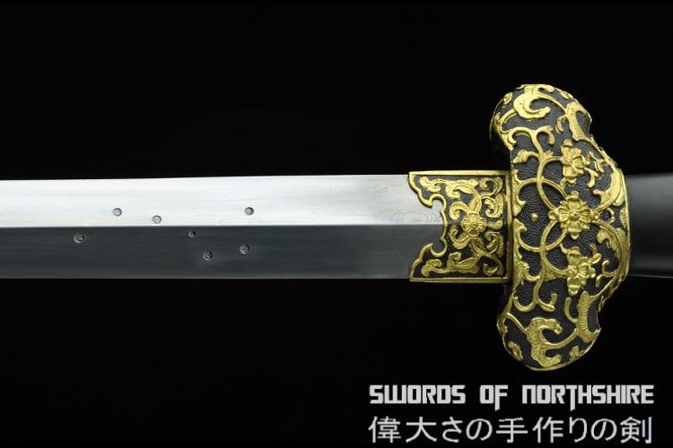 Spring Branches Jian Damascus Steel Blade Kung Fu Chinese Martial Arts Wushu Tai Chi Sword